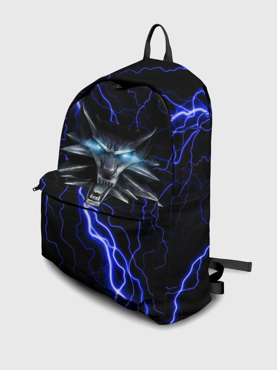 Рюкзак джинсовый / THE WITCHER МОЛНИЯ BLUE