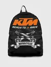 Рюкзак джинсовый / KTM MOTORCYCLES / КТМ МОТОЦИКЛЫ