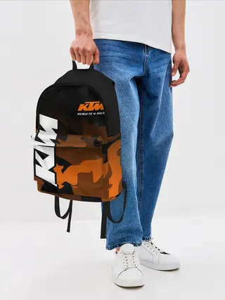 Рюкзак джинсовый / KTM MOTORCYCLES / КТМ МОТОЦИКЛ