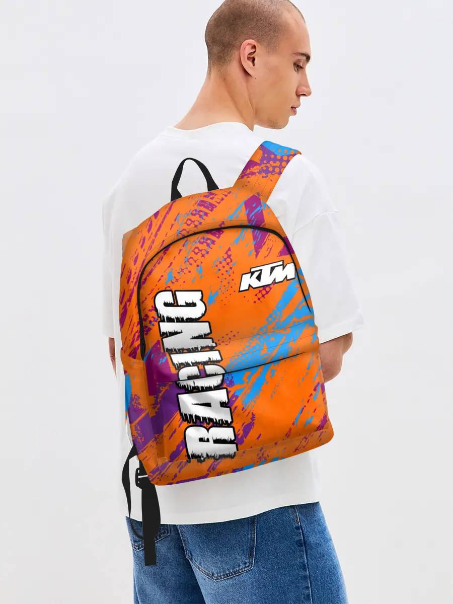 Рюкзак джинсовый / KTM MOTORCYCLES / КТМ МОТОЦИКЛЫ