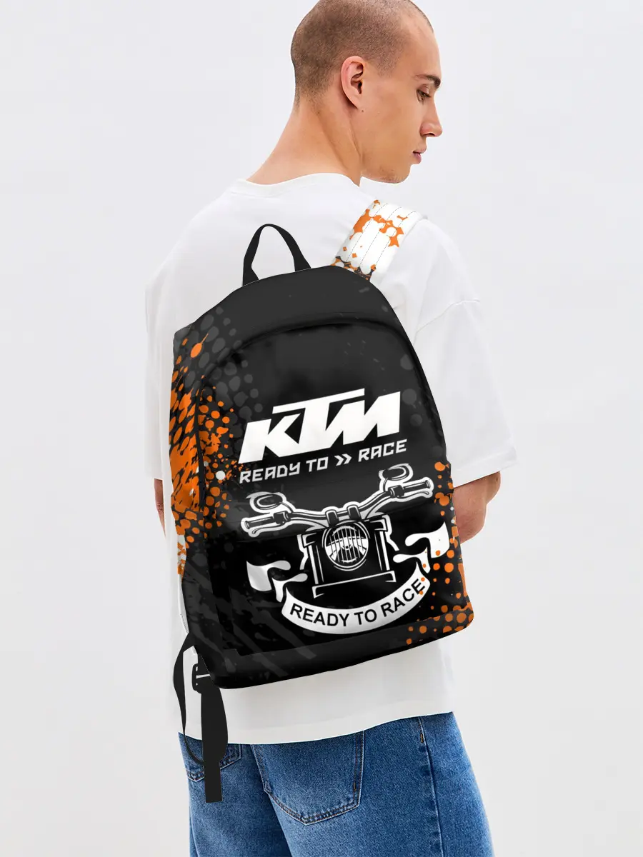 Рюкзак джинсовый / KTM MOTORCYCLES / КТМ МОТОЦИКЛЫ