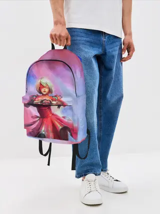 Рюкзак джинсовый / 2B Love | Nier Automata