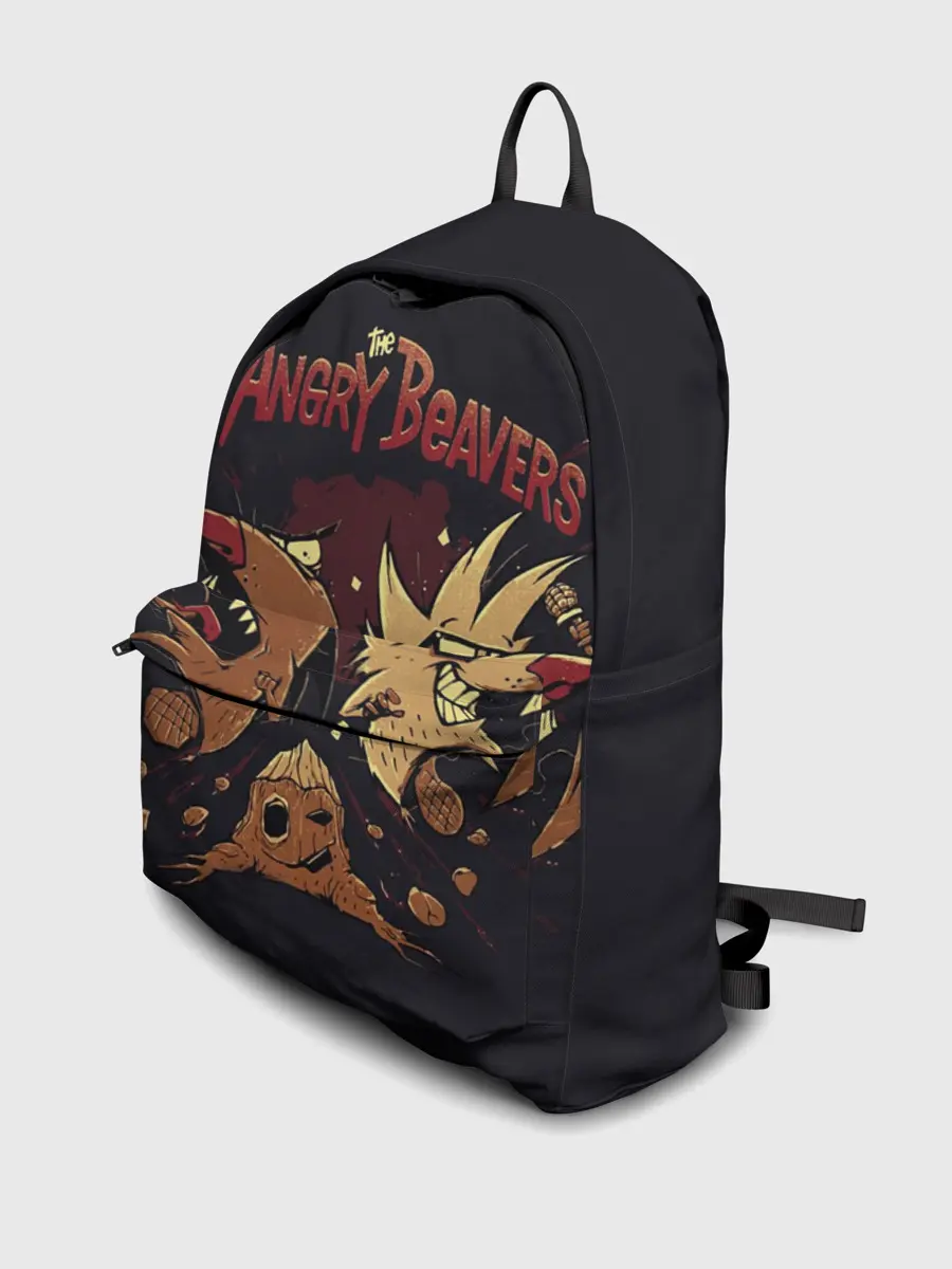 Рюкзак джинсовый / Крутые бобры. Рокеры