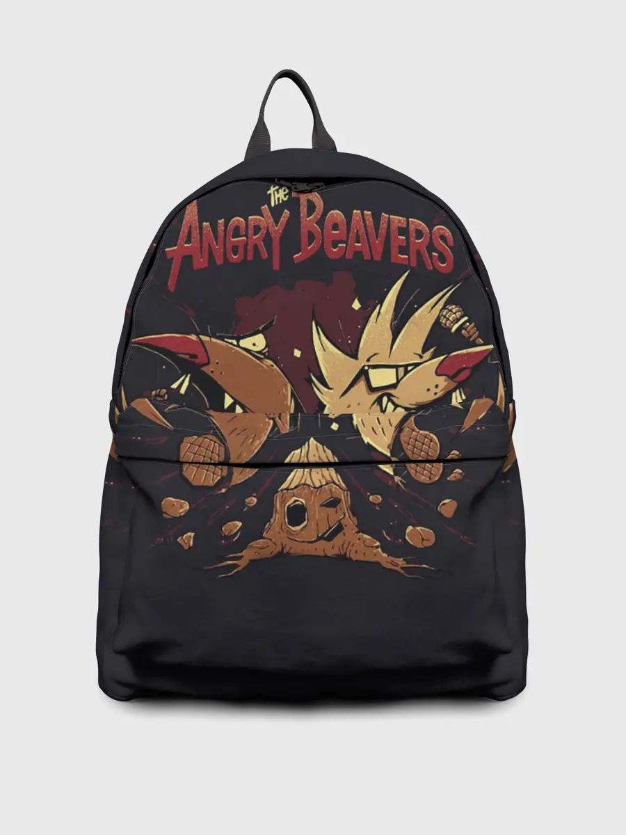 Рюкзак джинсовый / Крутые бобры. Рокеры