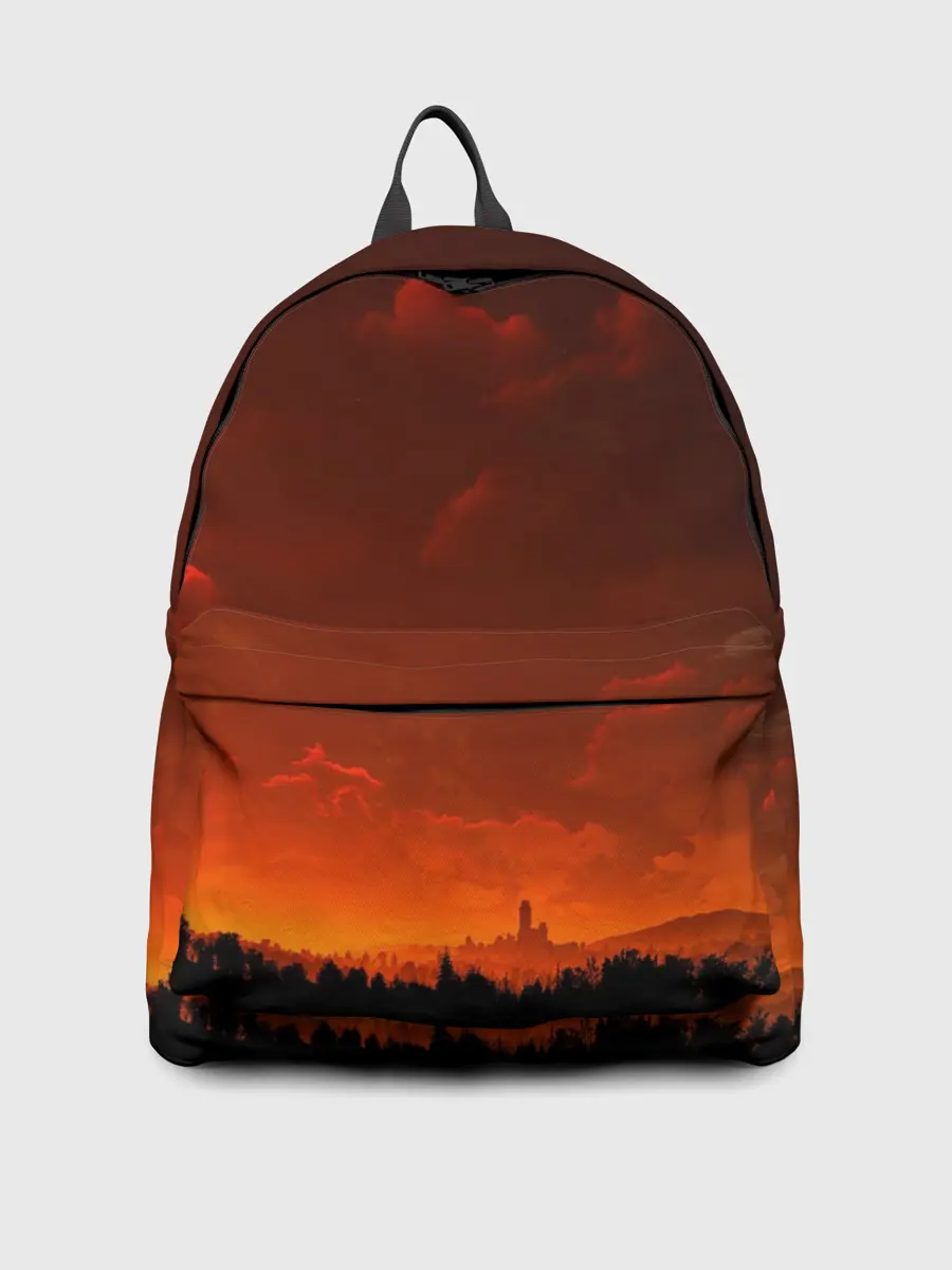 Рюкзак джинсовый / Кровавый закат