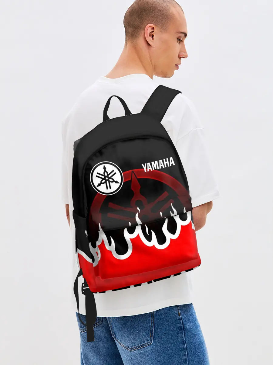 Рюкзак джинсовый / YAMAHA / ЯМАХА / МОТОСПОРТ
