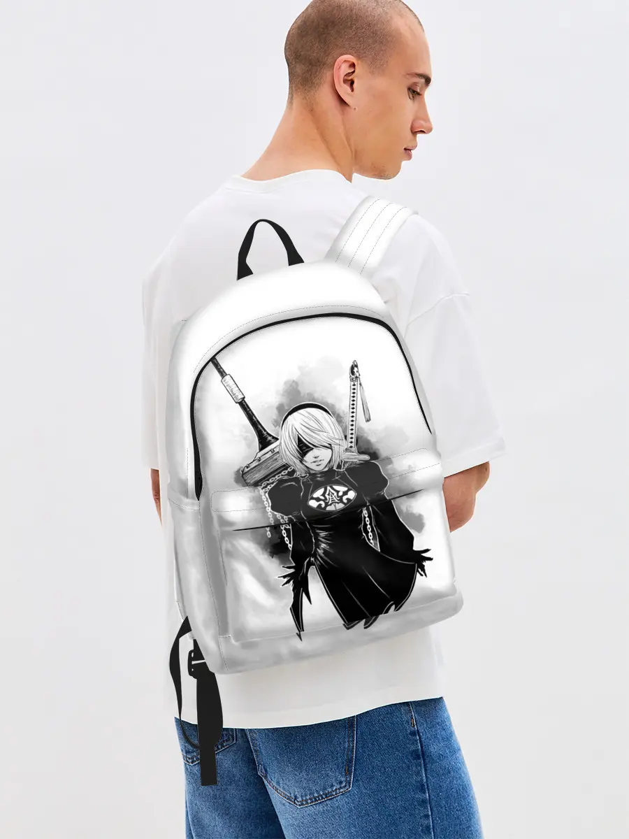 Рюкзак джинсовый / 2B | Nier Automata