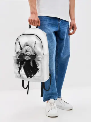Рюкзак джинсовый / 2B | Nier Automata