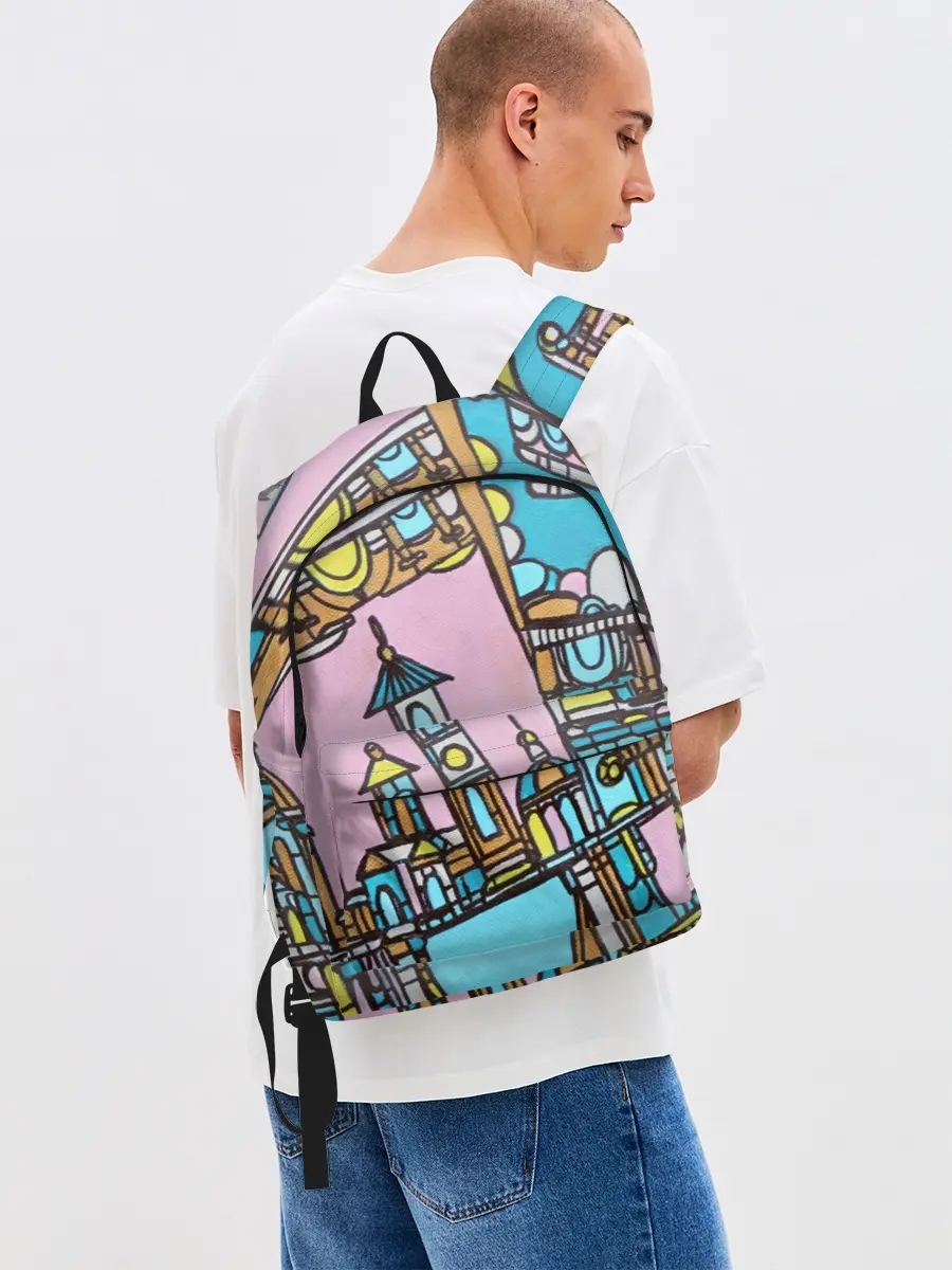 Рюкзак джинсовый / Римские каникулы