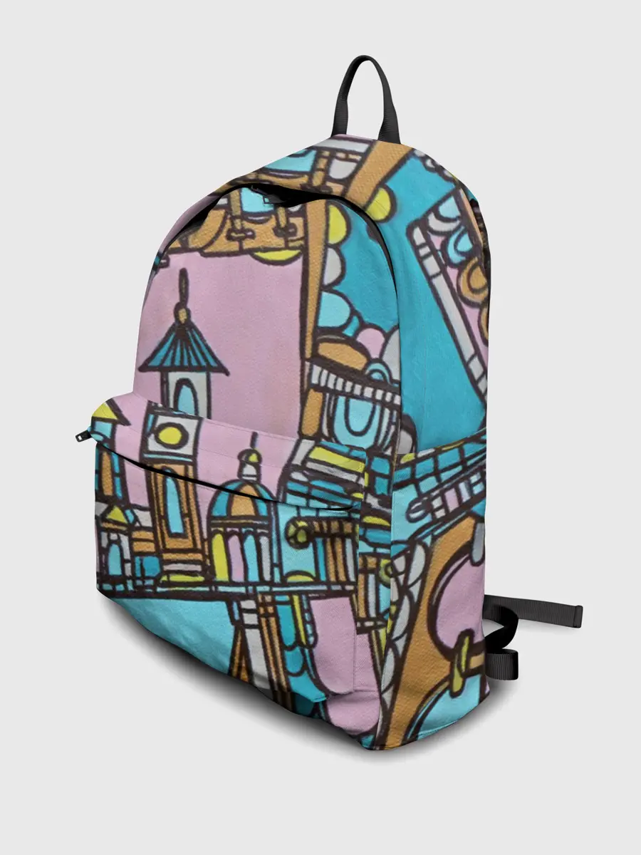 Рюкзак джинсовый / Римские каникулы