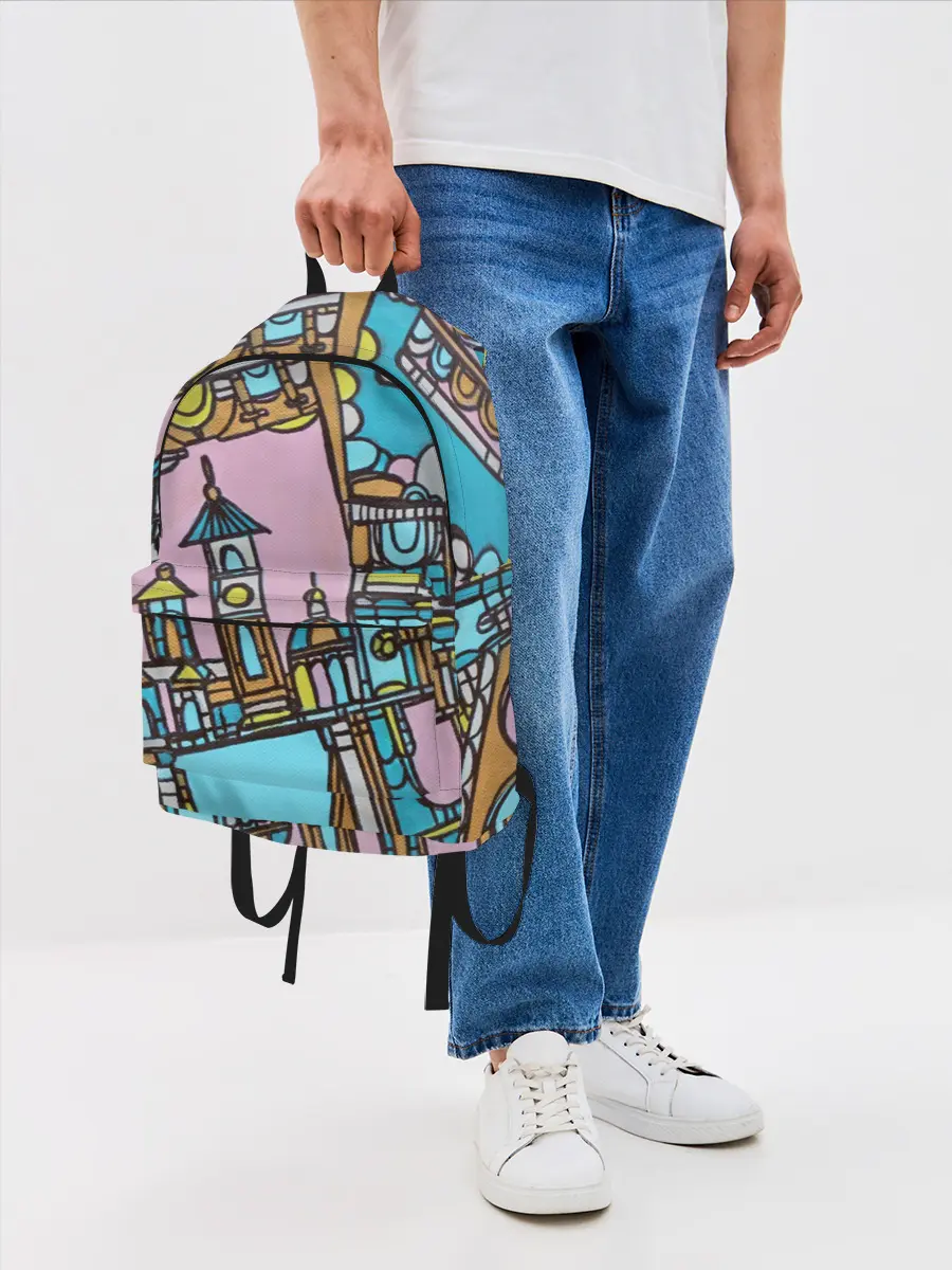 Рюкзак джинсовый / Римские каникулы