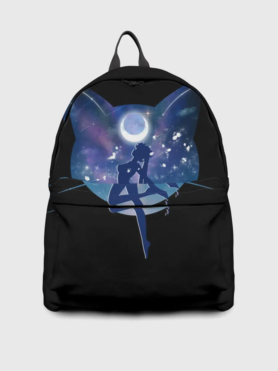 Рюкзак джинсовый / Sailor Moon силуэт