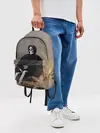 Рюкзак джинсовый / Сидячий Скелет