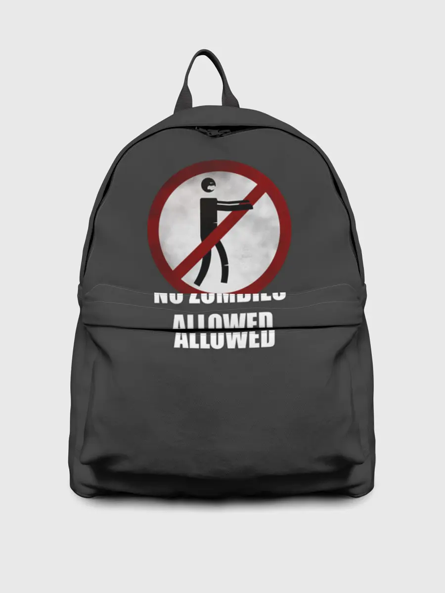 Рюкзак джинсовый / NO ZOMBIES ALLOWED