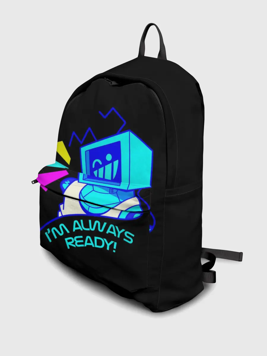 Рюкзак джинсовый / Im always ready.