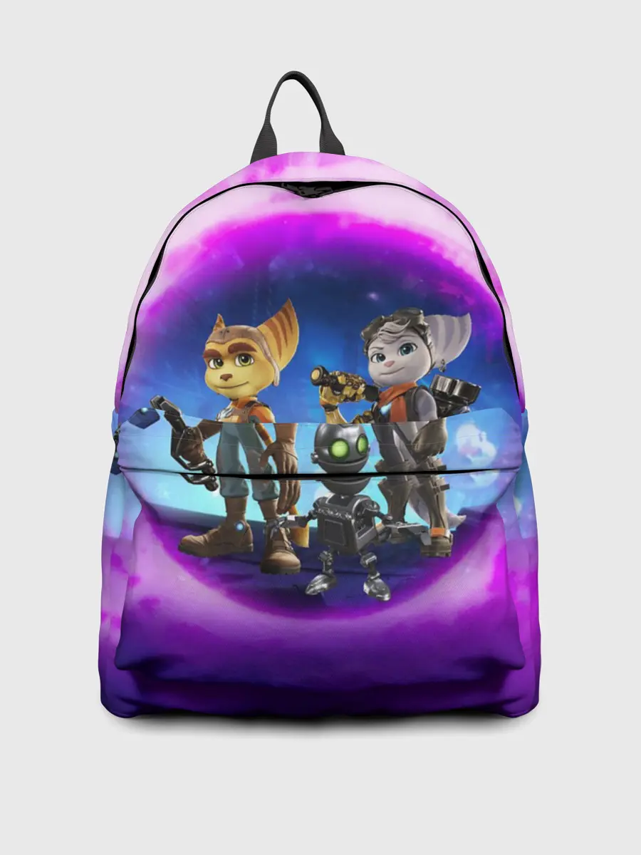 Рюкзак джинсовый / Ratchet & Clank 2 Rift Apart