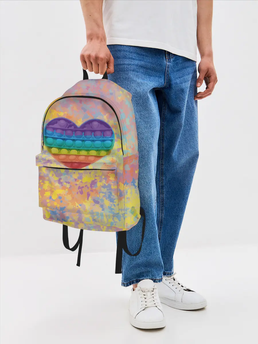 Рюкзак джинсовый / Я твой поп-ит!