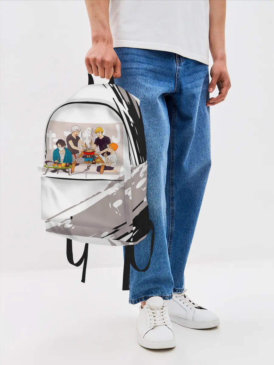 Рюкзак джинсовый / Обед на четверых. ВОЛЕЙБОЛ!!