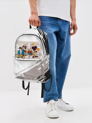 Рюкзак джинсовый / Обед на четверых. ВОЛЕЙБОЛ!!