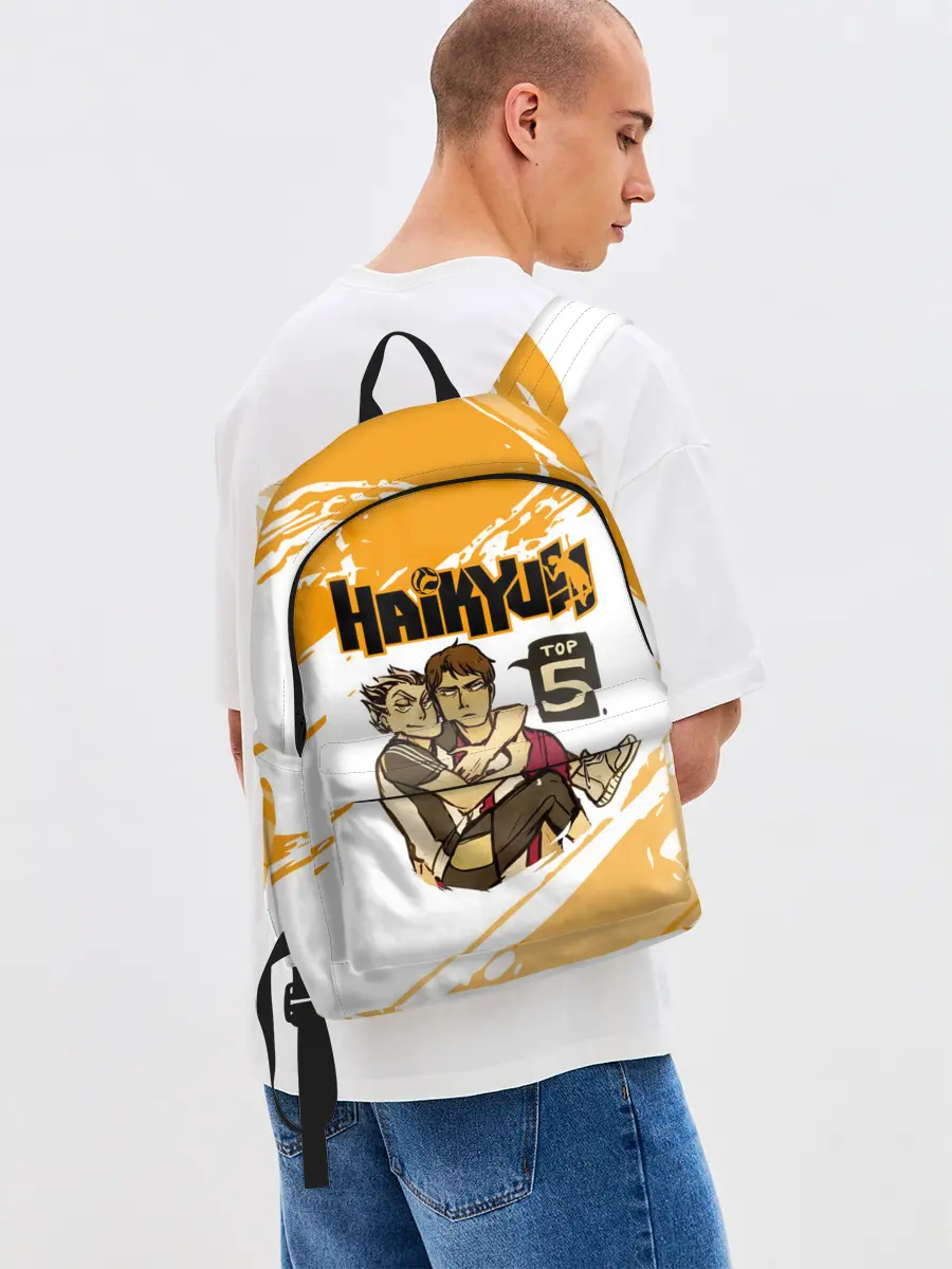 Рюкзак джинсовый / ВОЛЕЙБОЛ!! | Haikyuu!! TOP5