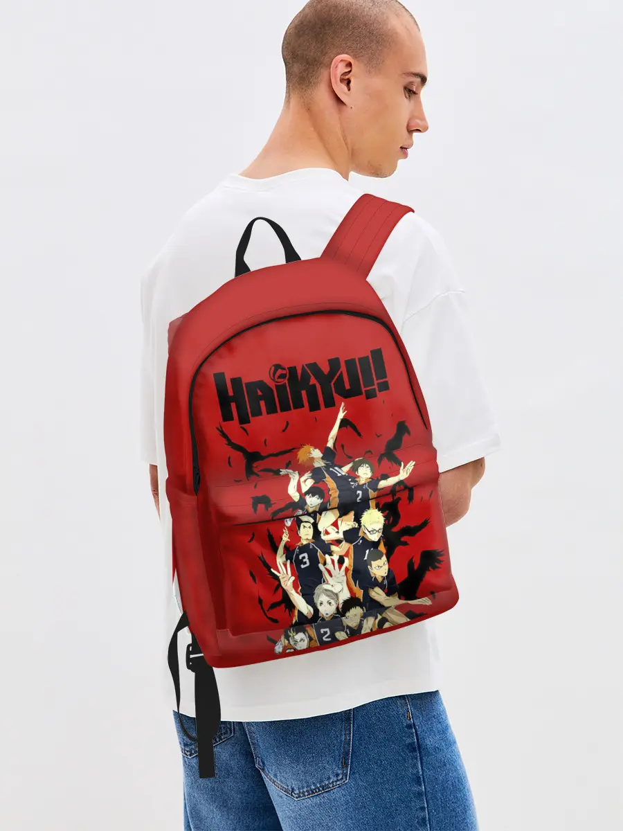 Рюкзак джинсовый / Старшая Карасуно | Haikyuu!!