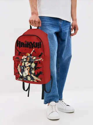 Рюкзак джинсовый / Старшая Карасуно | Haikyuu!!
