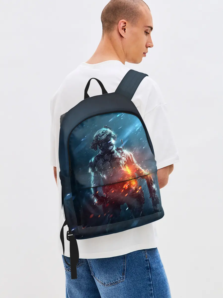 Рюкзак джинсовый / BATTLEFIELD / Батлфилд