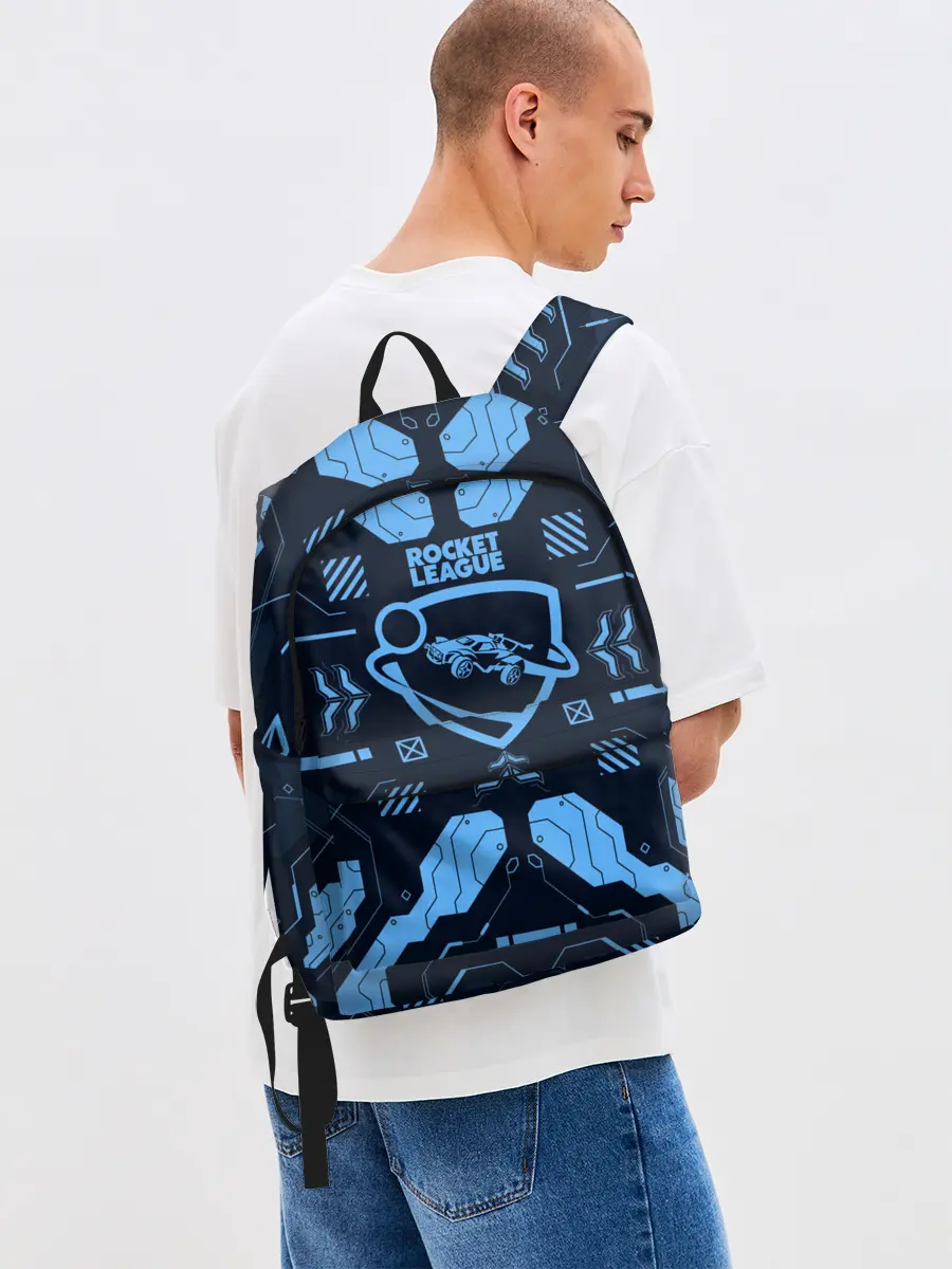 Рюкзак джинсовый / Rocket League / Рокет Лига