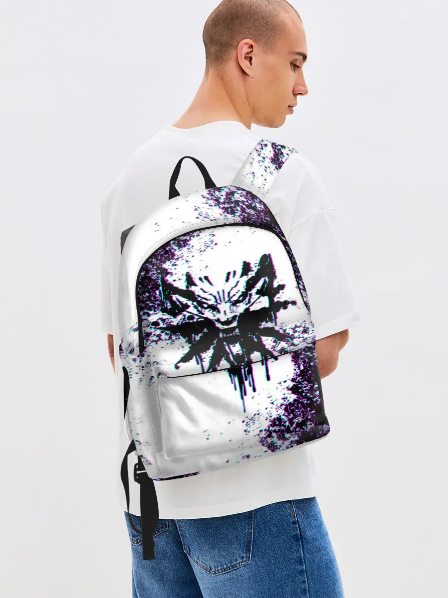 Рюкзак джинсовый / THE WITCHER GLITCH / ГЛИТЧ