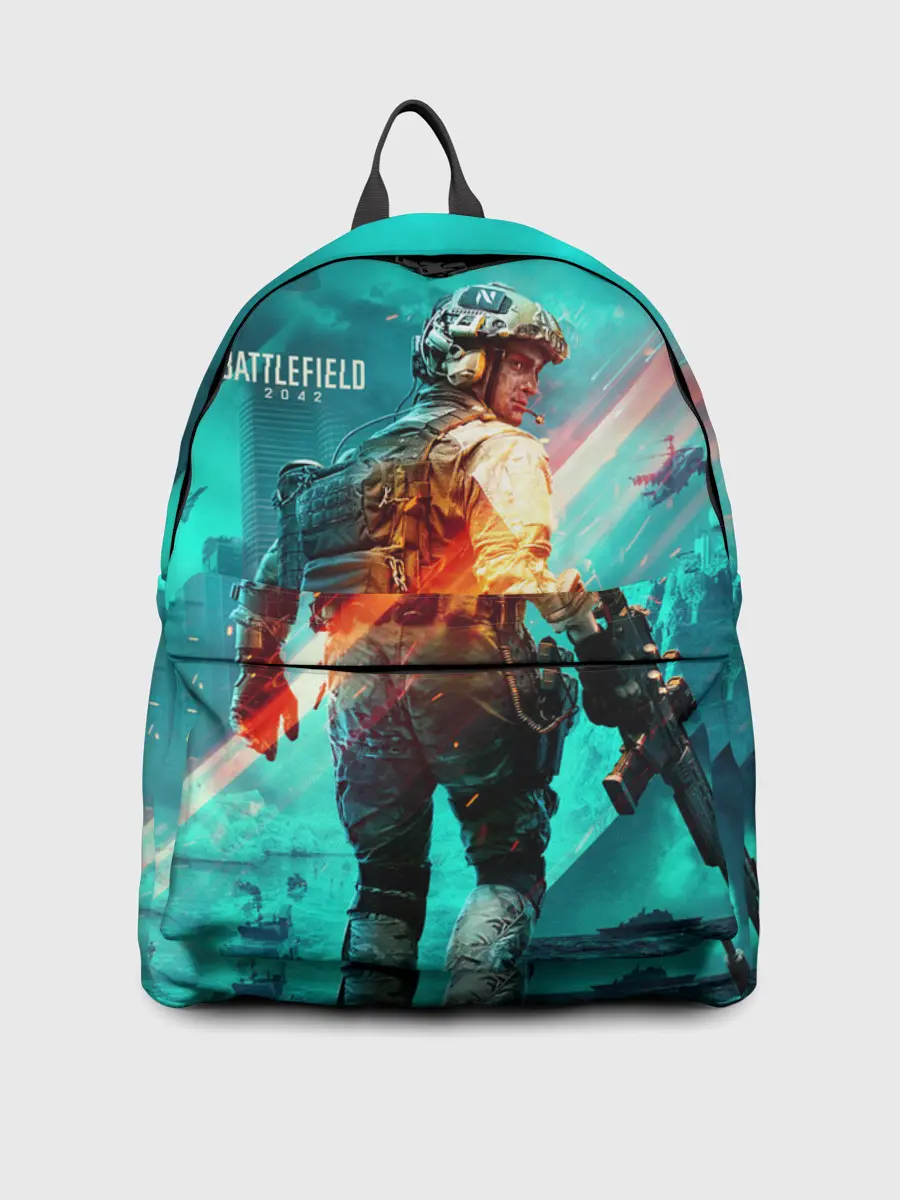 Рюкзак джинсовый / BATTLEFIELD 2042 / Батлфилд