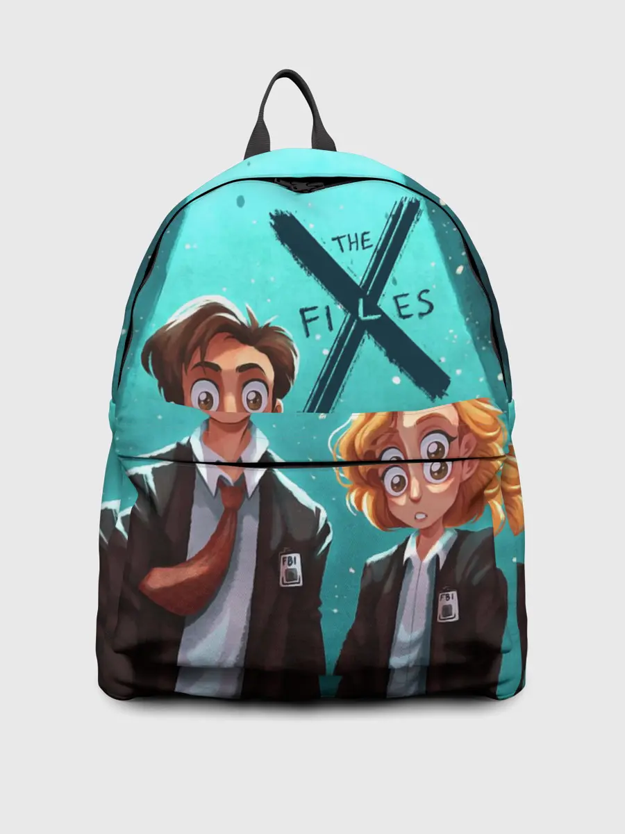 Рюкзак джинсовый / Fox Mulder and Dana Scully