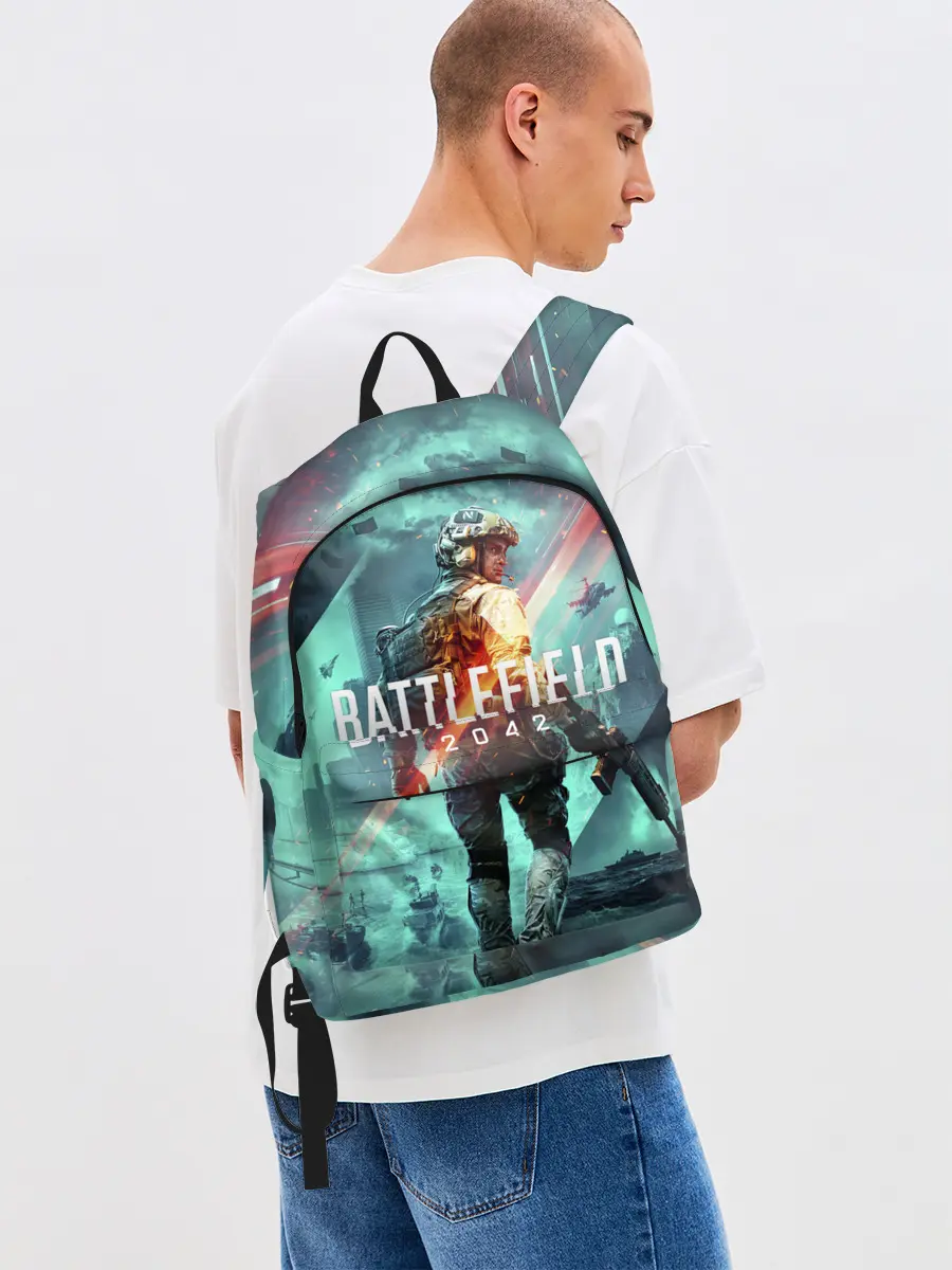 Рюкзак джинсовый / Баттлфилд 2042