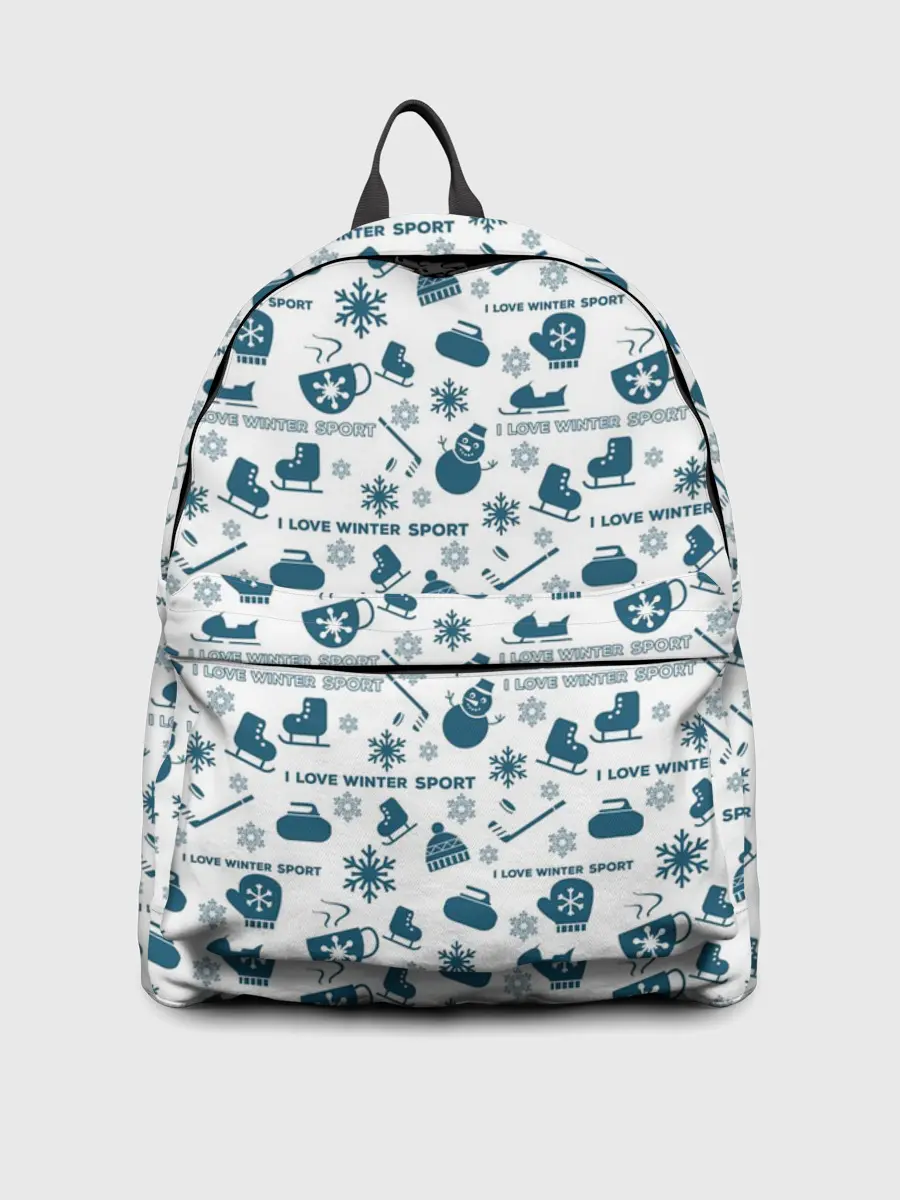 Рюкзак джинсовый / Зимние виды спорта