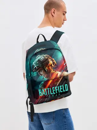 Рюкзак джинсовый / Battlefield 2042 Soldier