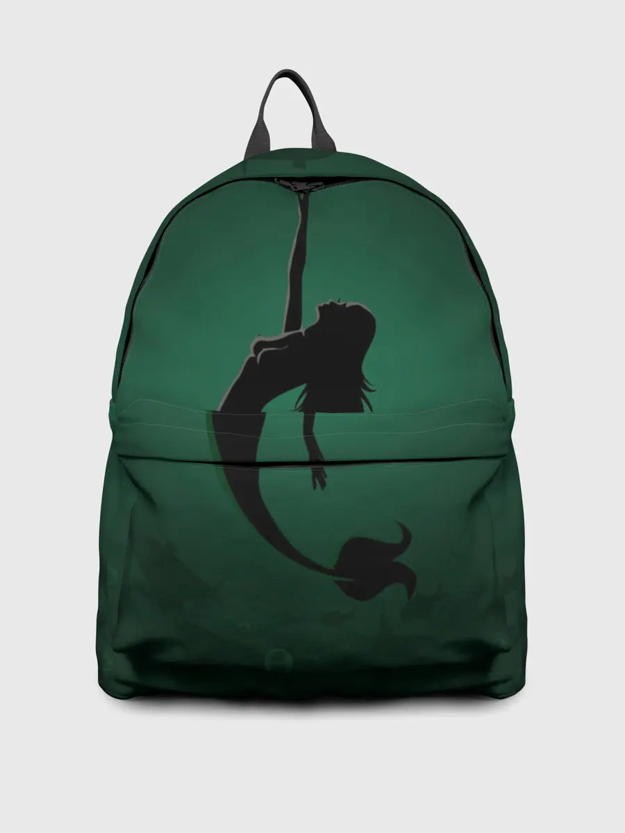 Рюкзак джинсовый / Русалка силуэт