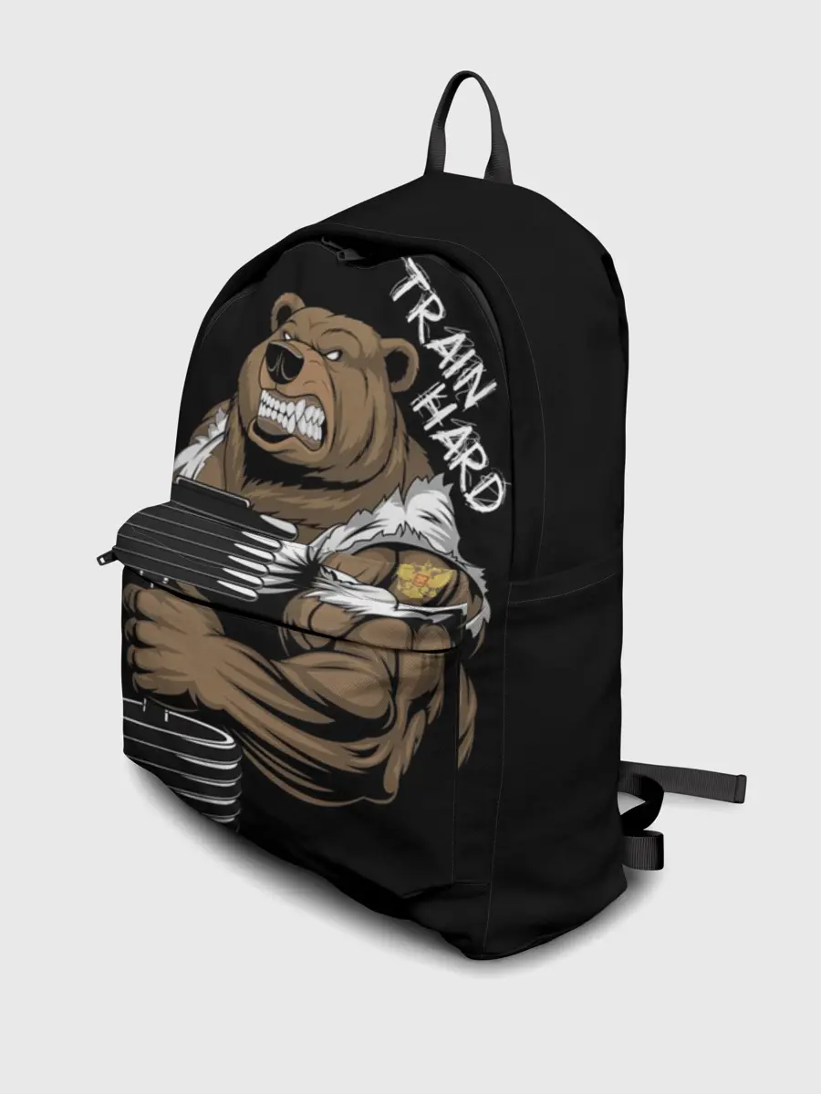 Рюкзак джинсовый / Train hard