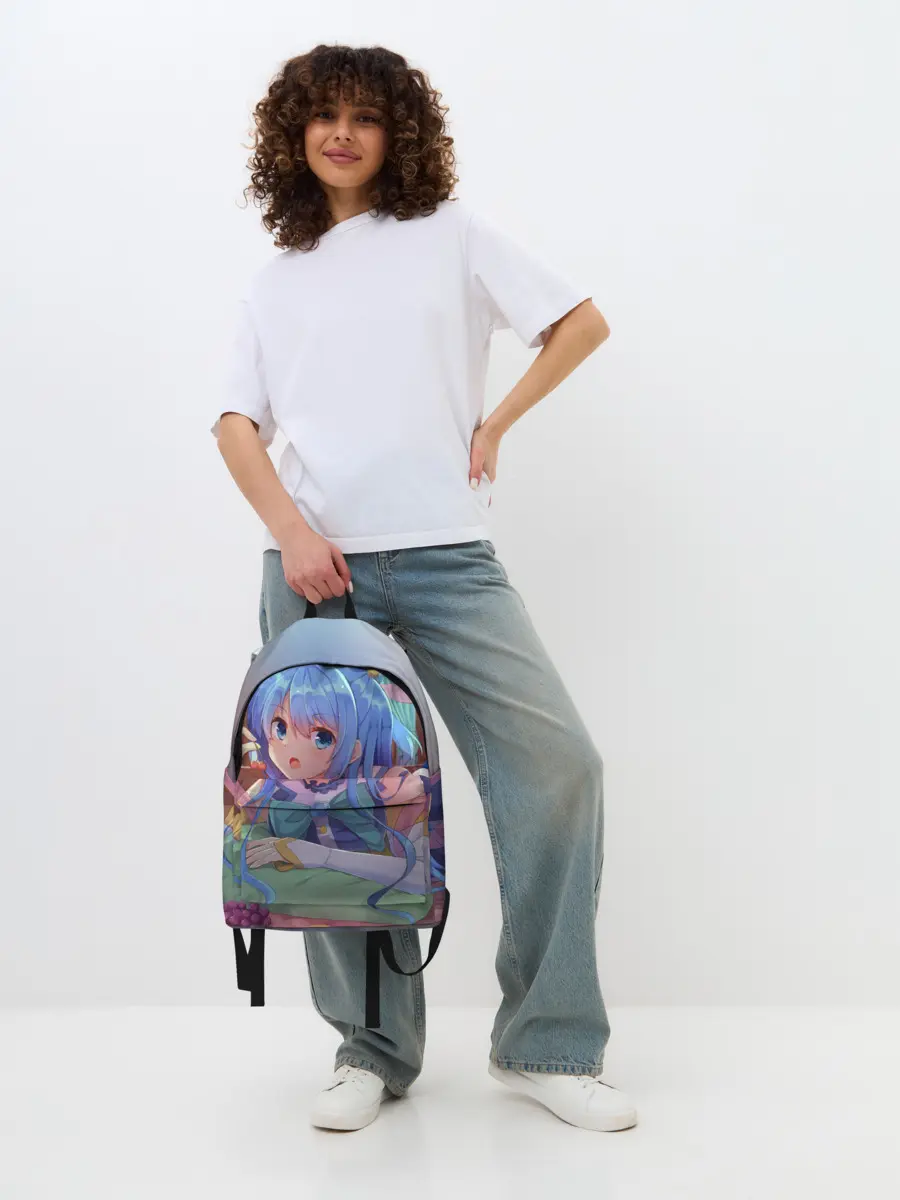 Рюкзак джинсовый / коносуба аква