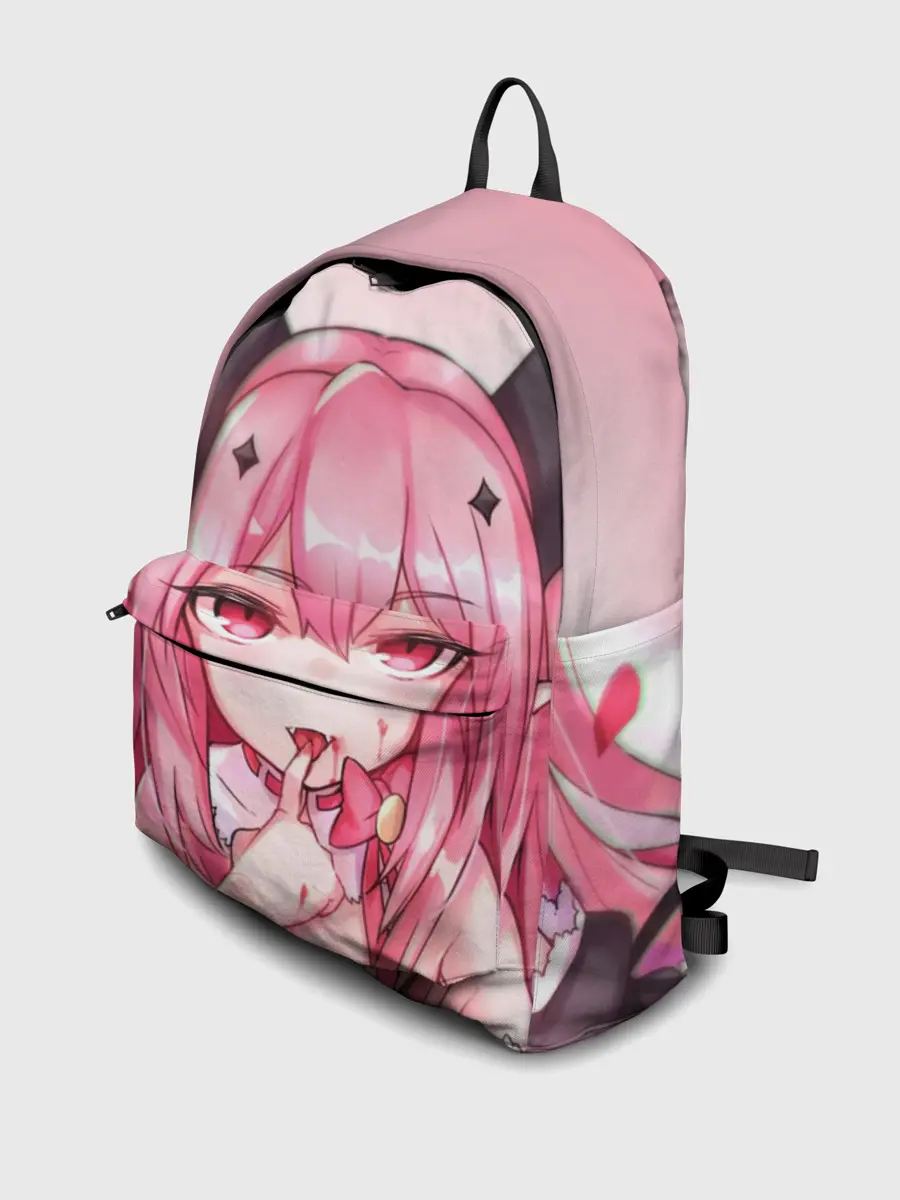 Рюкзак джинсовый / Вампир Ахегао