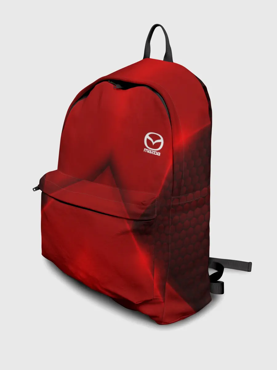 Рюкзак джинсовый / Mazda car sport RED