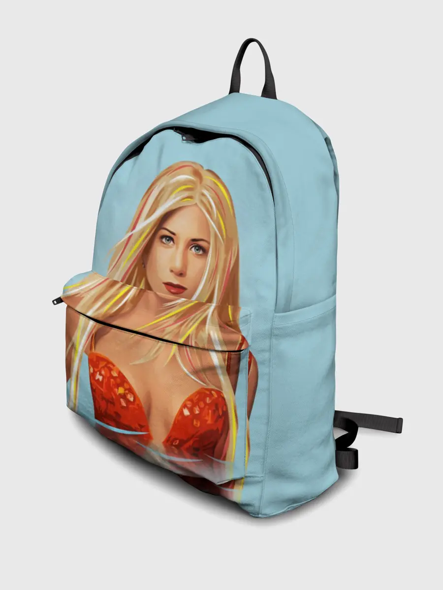 Рюкзак джинсовый / Дженнифер Энистон