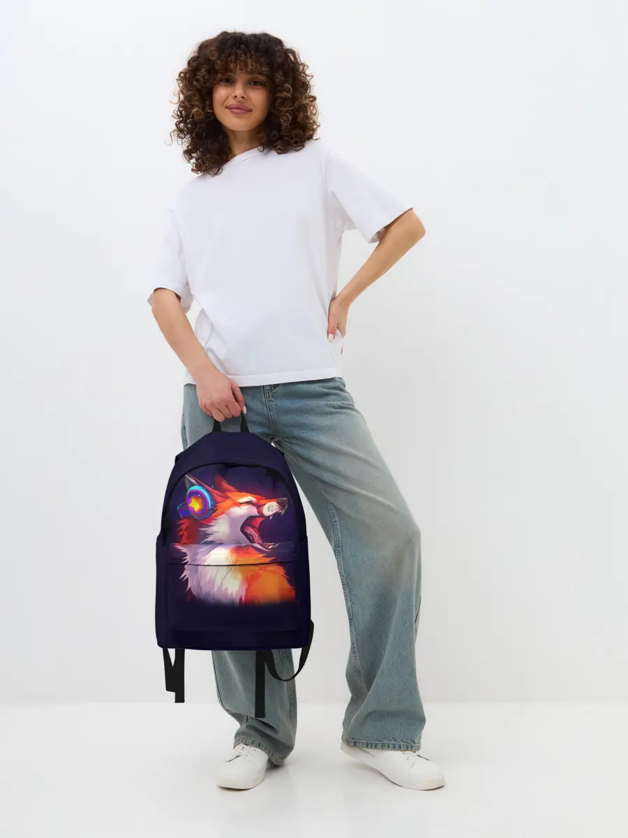 Рюкзак джинсовый / Лиса