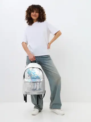 Рюкзак джинсовый / Life is Strange. Олень