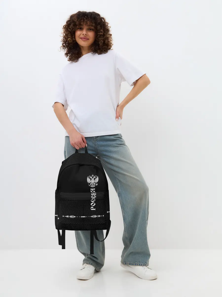 Рюкзак джинсовый / Russia-collection black 2018