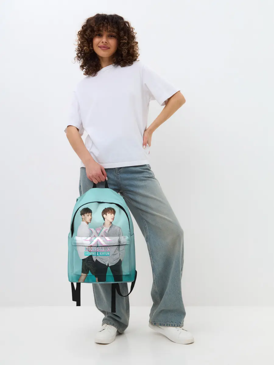 Рюкзак джинсовый / Shownu&Kihyun