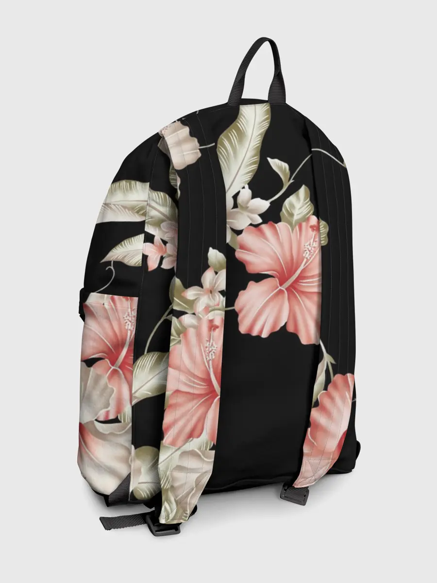 Рюкзак джинсовый / цветок абстракция