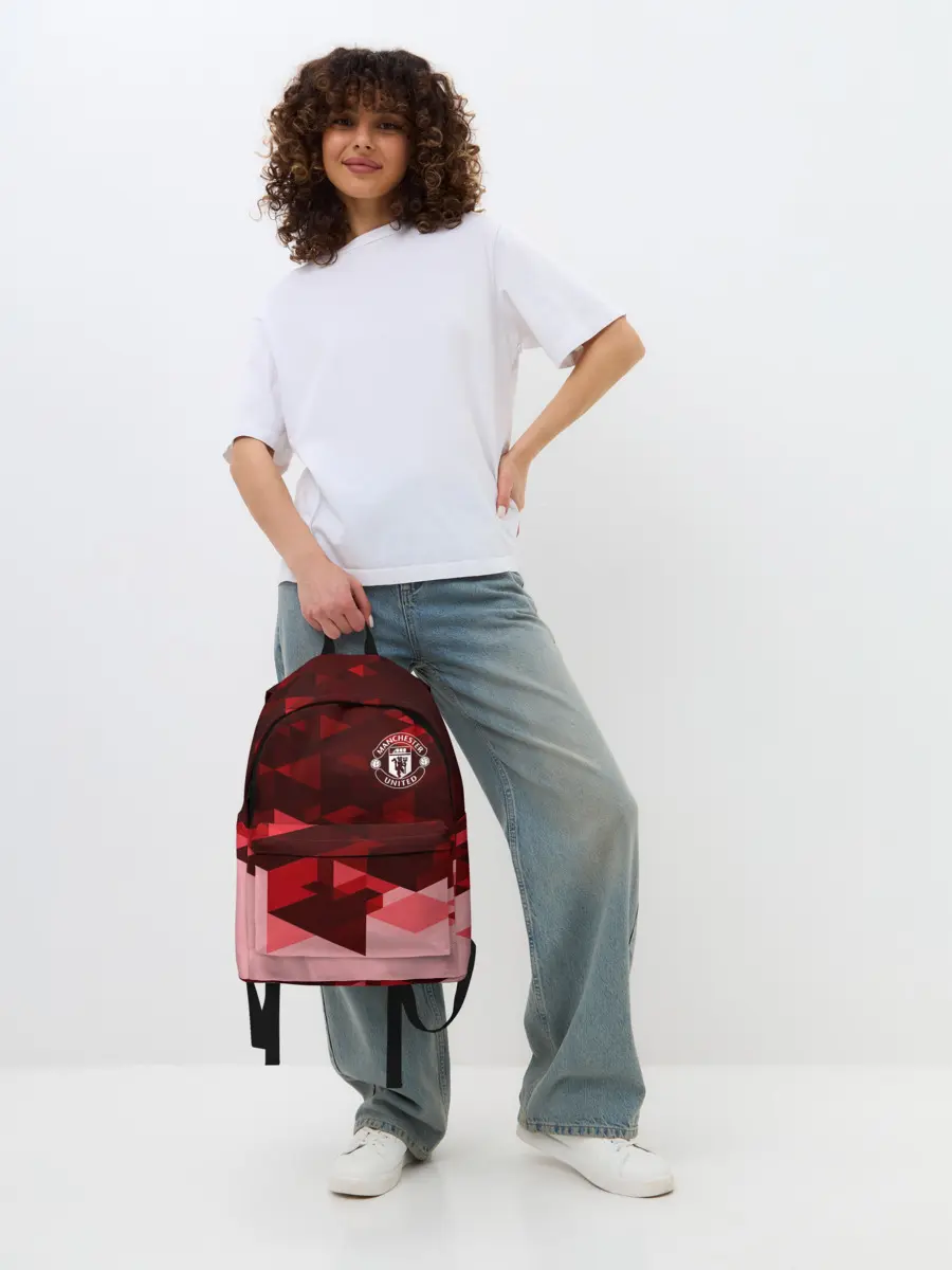 Рюкзак джинсовый / Манчестер Юнайтед