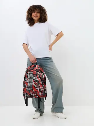 Рюкзак джинсовый / Майнкрафт