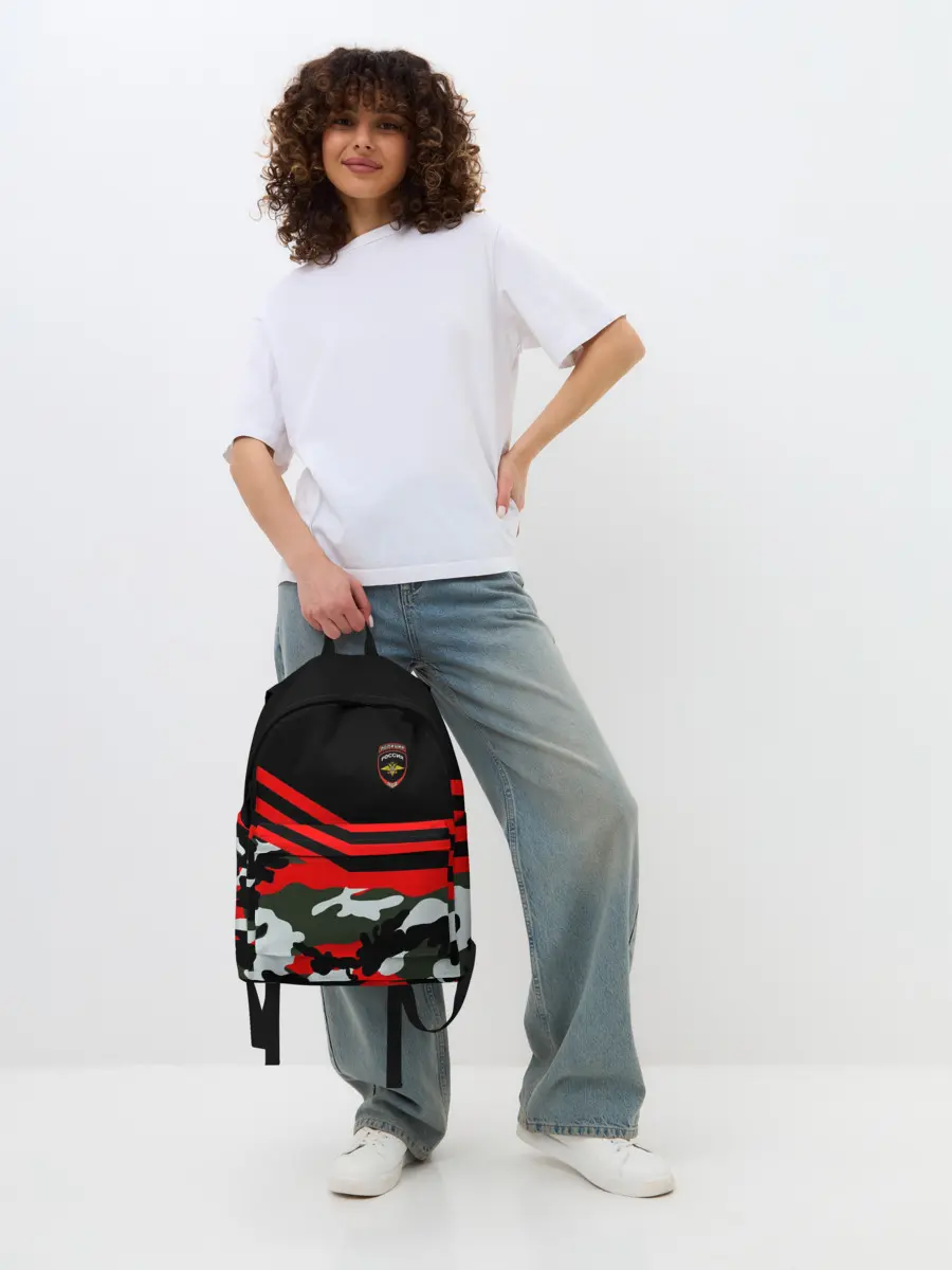 Рюкзак джинсовый / Камуфляж Полиция