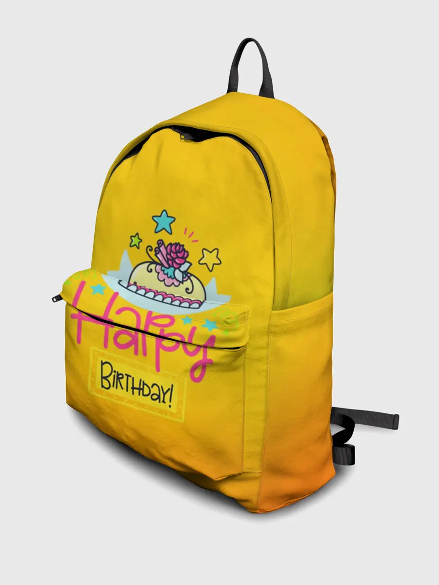 Рюкзак джинсовый / С днем рождения!