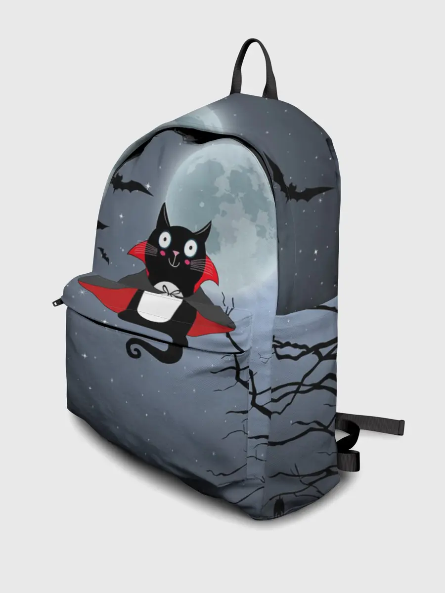 Рюкзак джинсовый / Котик-готик